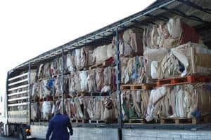 The amount of waste carpet diverted from landfill increased by 60% between 2009 and 2010